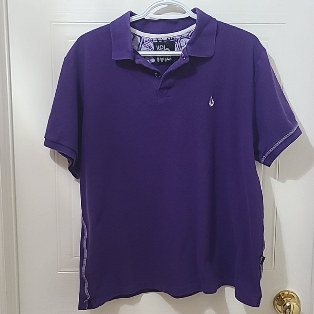 Vintage Volcom Men's Large Polo Golf Shirt